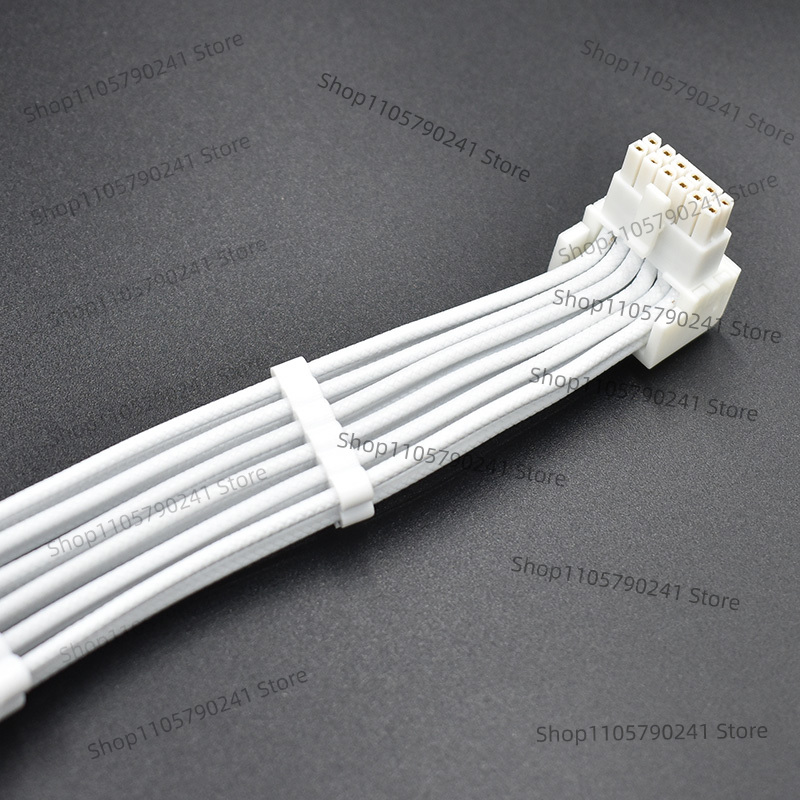 Kabel Pola Anyaman Putih 16AWG - Dual 8Pin To 16Pin 12Vhpwr Cable ulasan dan harga