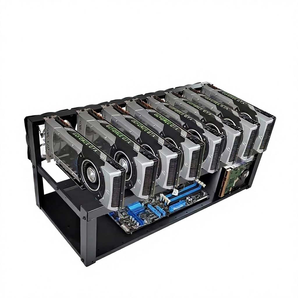 CMP 170HX, Rak Penambangan den - Gpu Mining Rig Frame 8 Gpu ulasan dan harga